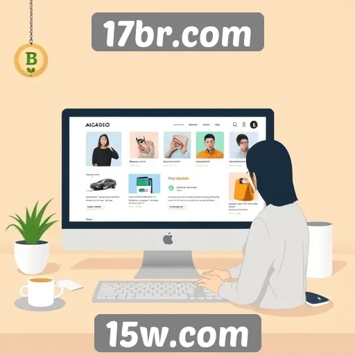 Experiência do usuário no site 17br.com